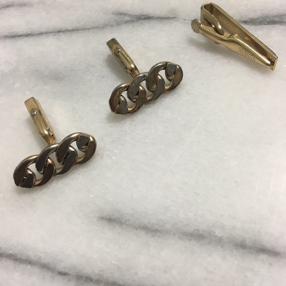 Swank cuff links
